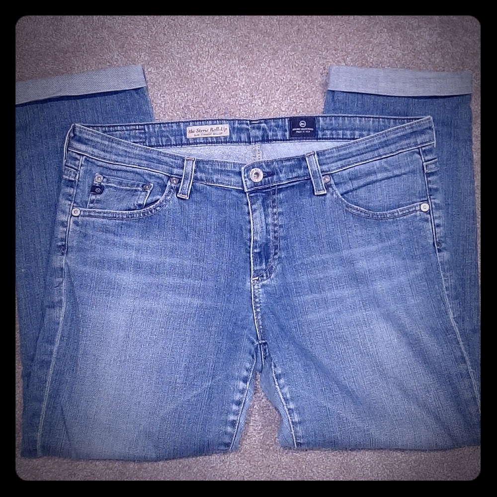 Adriano Goldschmied slim straight cuffed capri